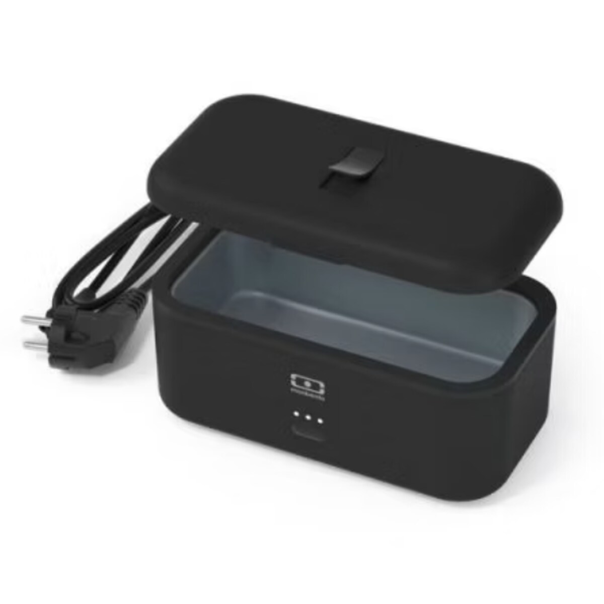 Lunchbox Warmer + kabel samochodowy czarny, Monbento