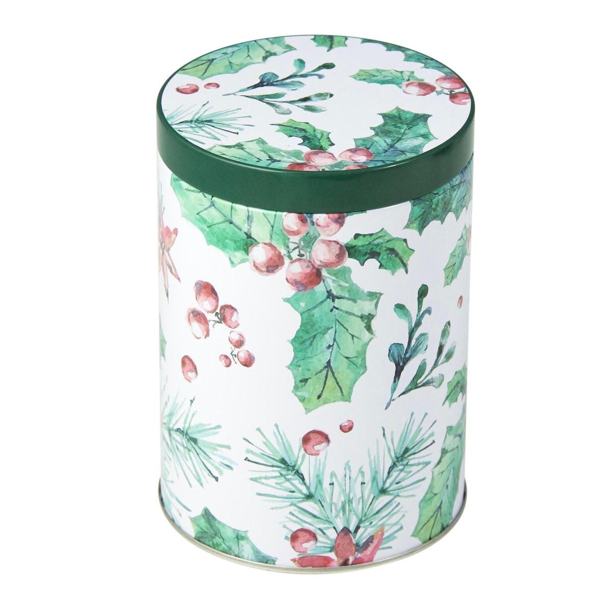 Puszka Pojemnik Na Pierniki Ciastka Cukierki Świąteczna Zielona