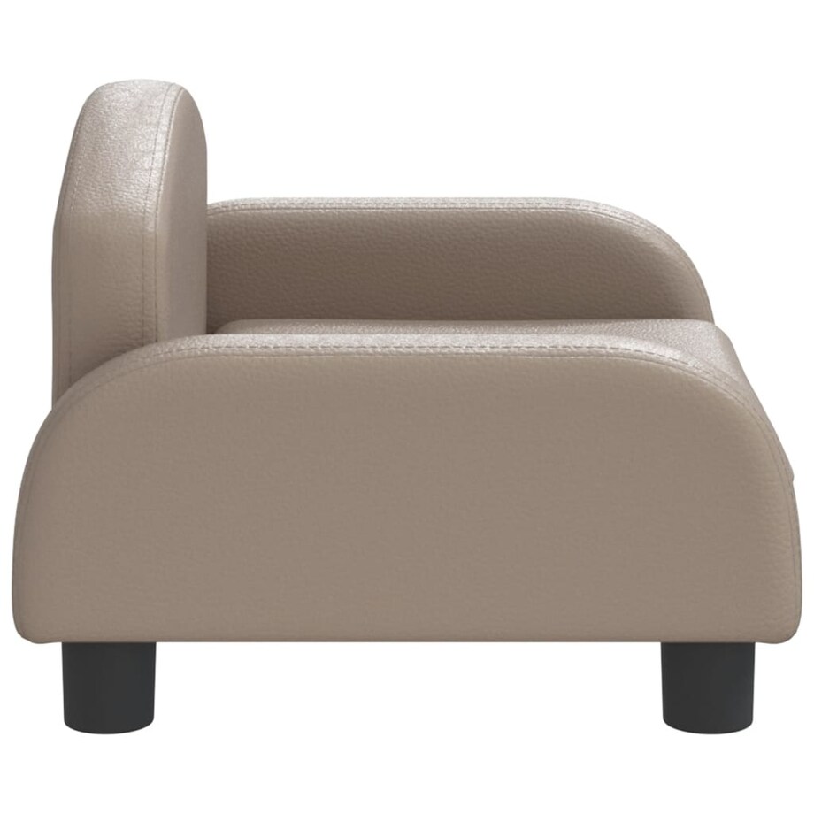 vidaXL Sofa dla dzieci, cappuccino, 50x40x30 cm, sztuczna skóra