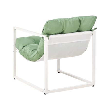 Zestaw ogrodowy ze stolikiem dla 4 osób GARDA Metal Zielony