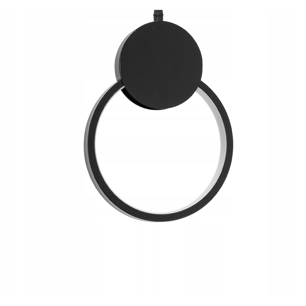 Lampa Sufitowa Wisząca Metal Black Led Czarny