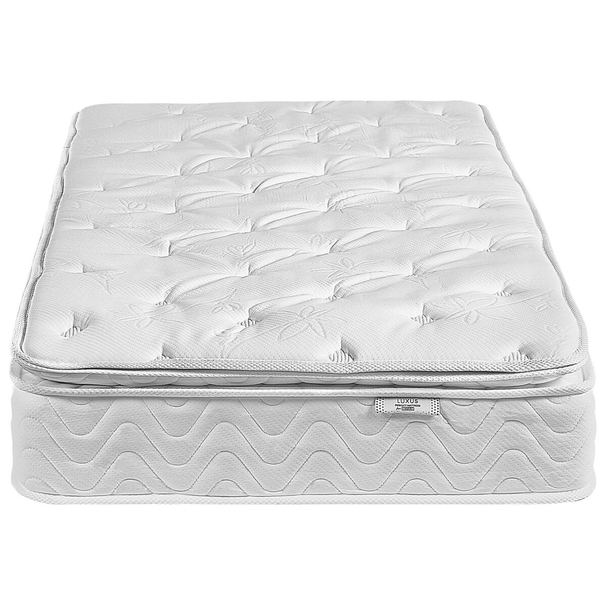 Materac kieszeniowy memory foam zdejmowny pokrowiec 90 x 200 cm średnio twardy LUXUS