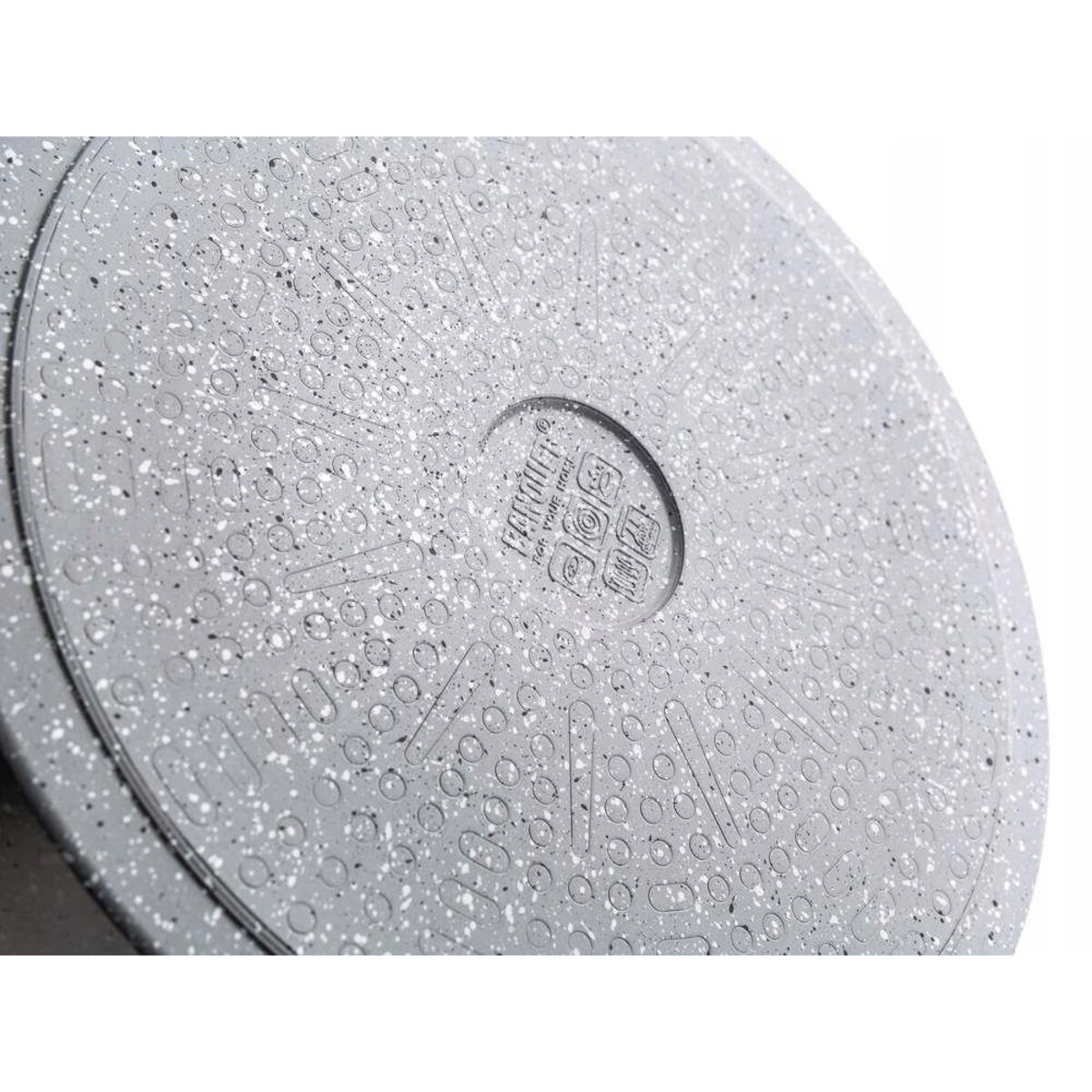 GARNEK RONDEL 16 cm 1,3 L POWŁOKA GRANITE banquet rondelek do gotowania