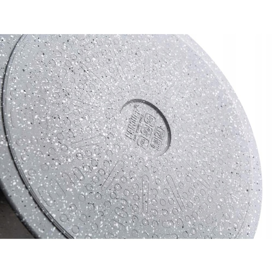 GARNEK RONDEL 16 cm 1,3 L POWŁOKA GRANITE banquet rondelek do gotowania