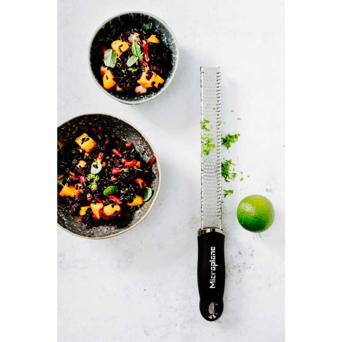 Tarka Skrobak Cytrusów Cytryn Skórek Premium Classic Zester Czerń microplan