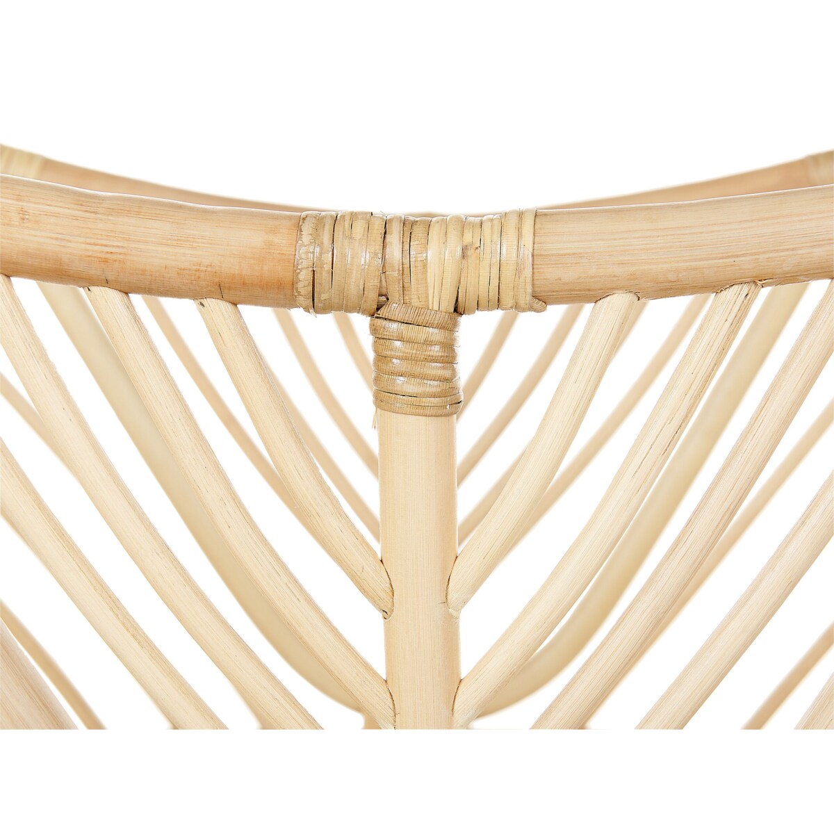 Łóżeczko dziecięce rattanowe jasne GRUISSAN