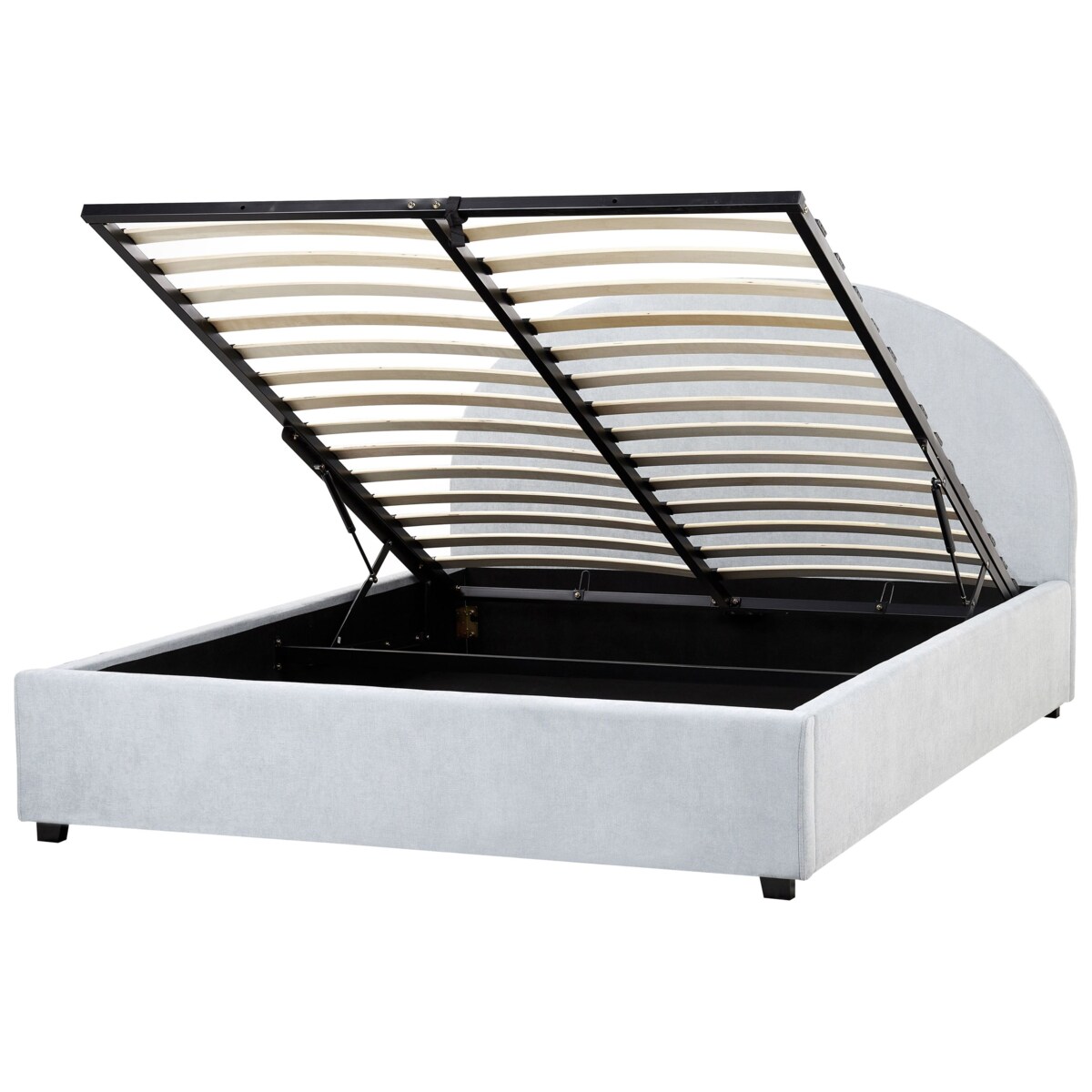 Łóżko z pojemnikiem VAUCLUSE 160 x 200 cm Błękitny