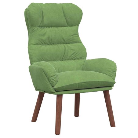 vidaXL Fotel relaksacyjny jasnozielony 69 x 74 x 93 cm Aksamit