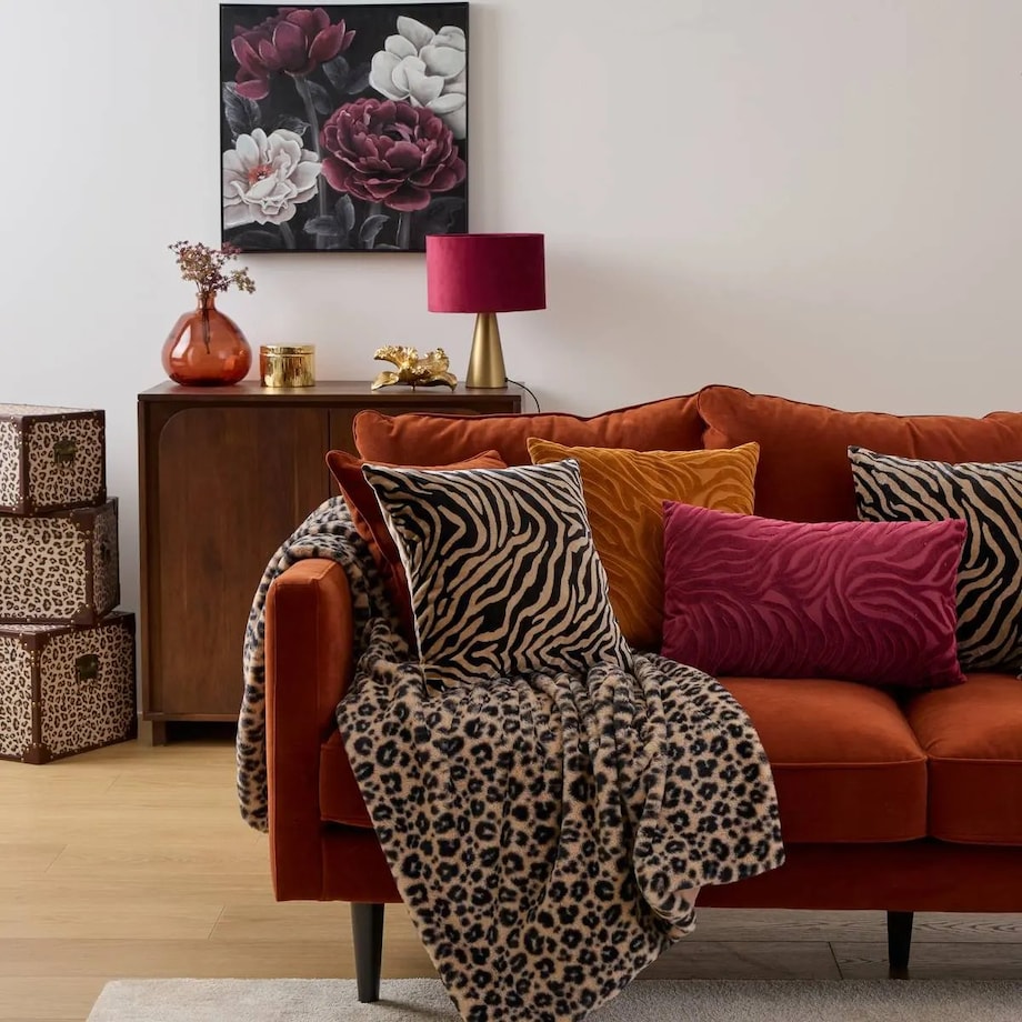 Poduszka dekoracyjna z motywem zwierzęcym 40x40 cm