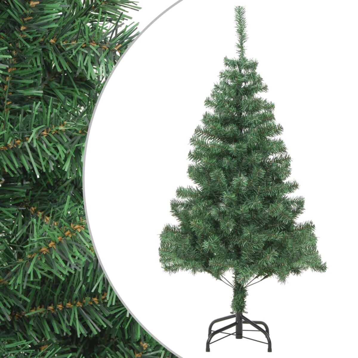 vidaXL Sztuczna choinka ze stojakiem, 150 cm, 380 gałązek