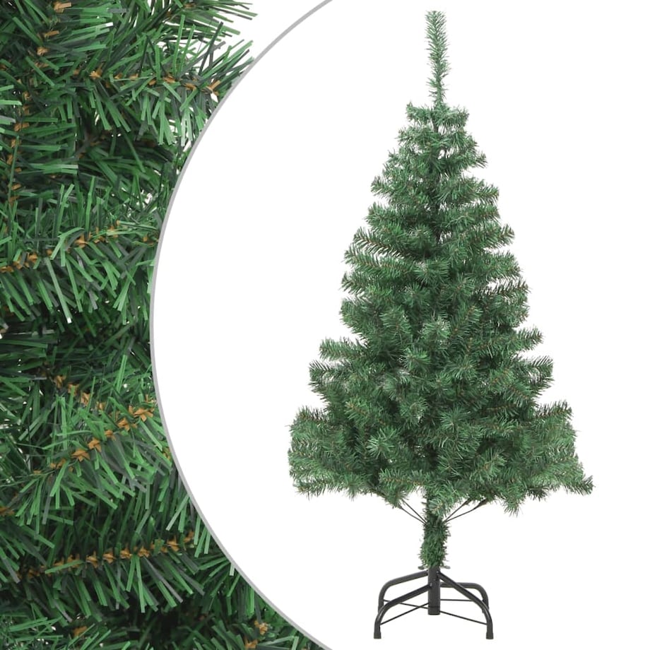 vidaXL Sztuczna choinka ze stojakiem, 150 cm, 380 gałązek