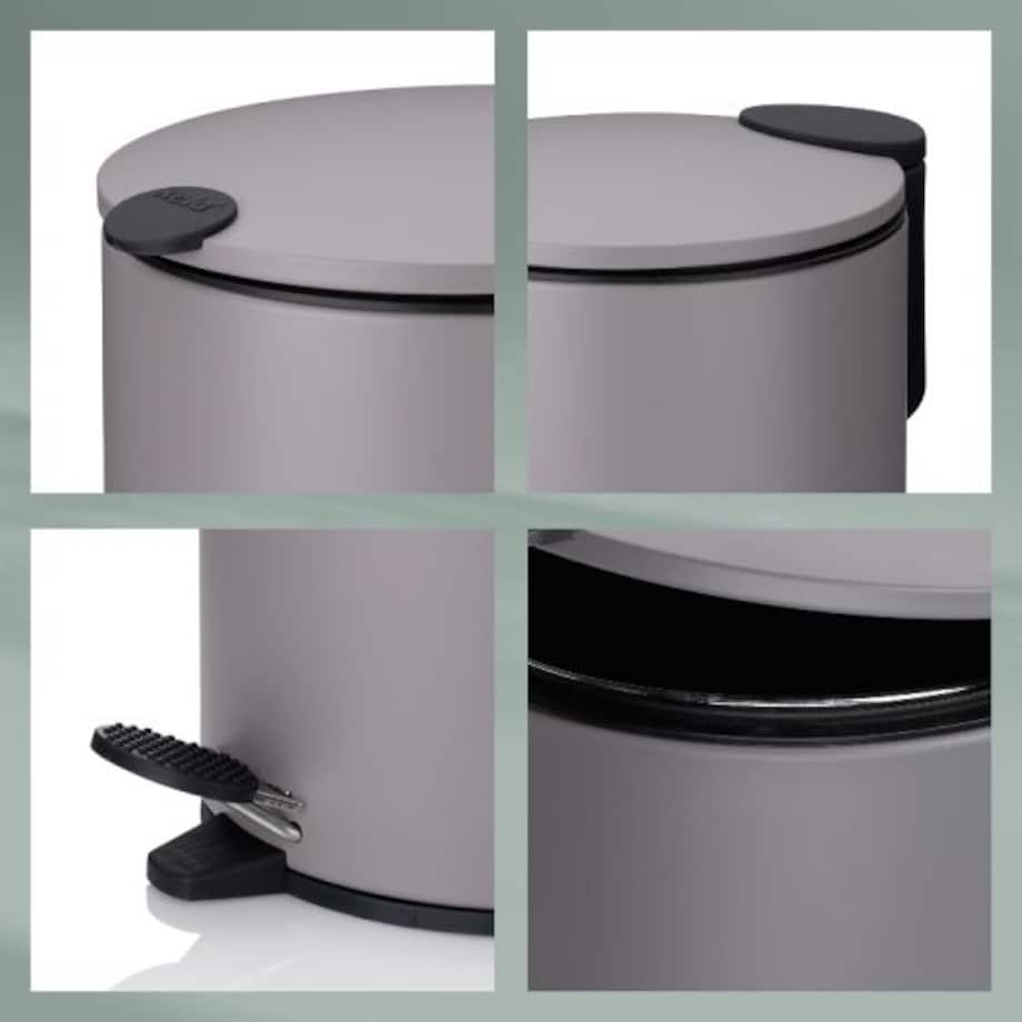 Kosz na śmieci 12 l (szary) Mats Kela