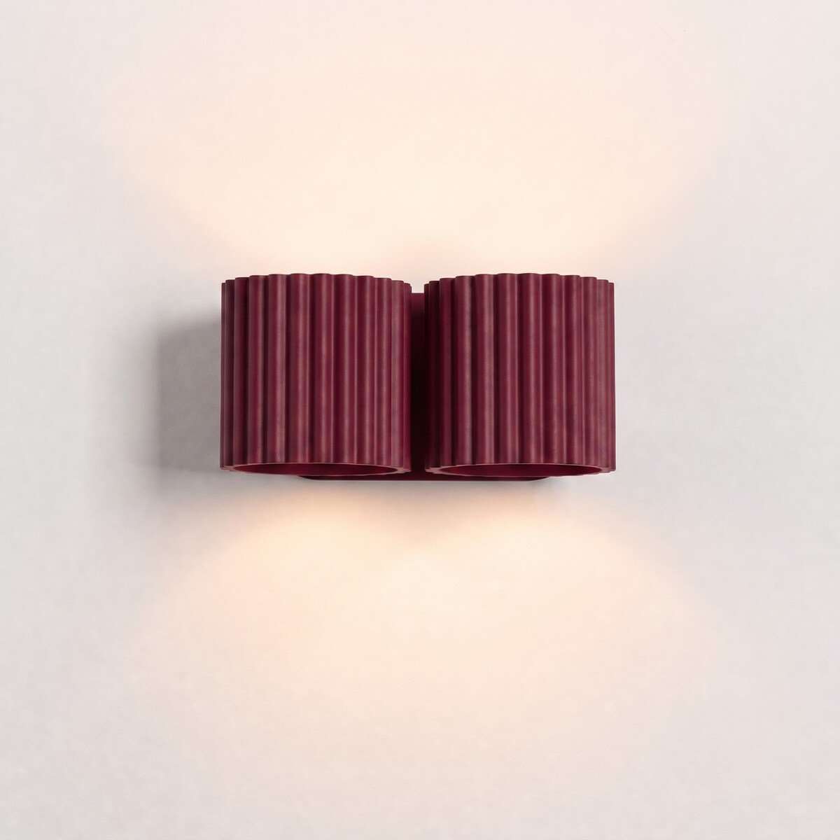 Kinkiet AURA 2 burgund G9