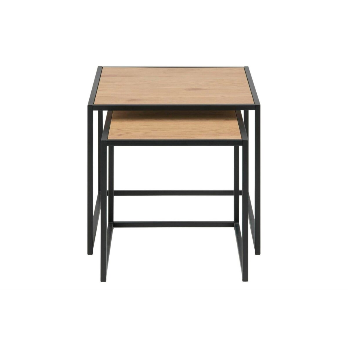 Stoliki kawowe Seaford naturalny/czarny