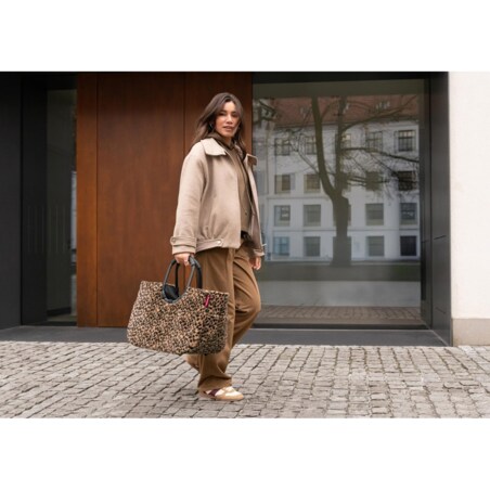 Torba LOOPSHOPPER L, leo fake fur