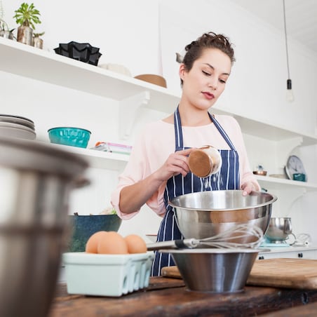 Miska Metalowa Kuchenna Duża Do Mieszania Ubijania Sałatek Ciasta 24X13 Cm