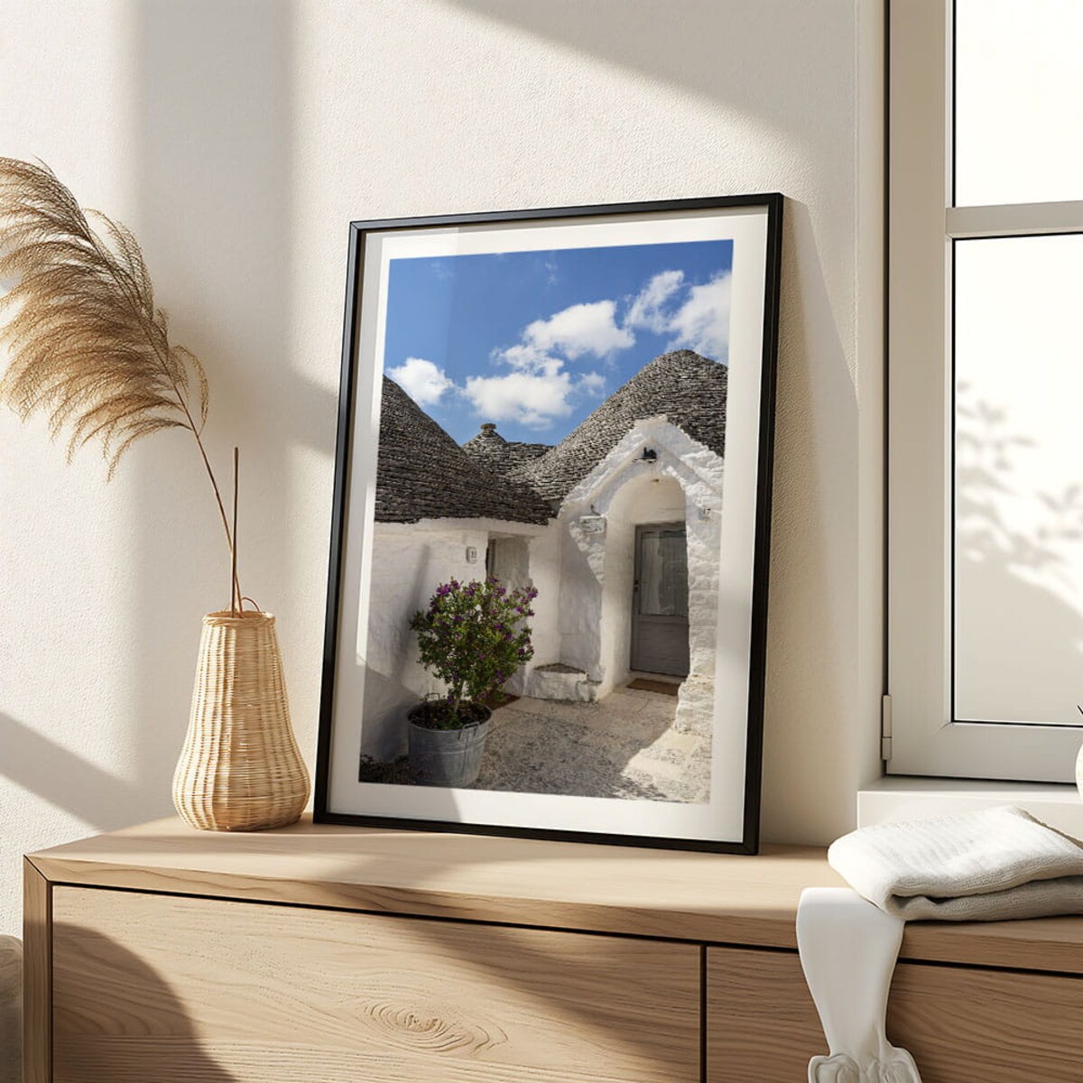 plakat trulli alberobello apulia włochy 70x100