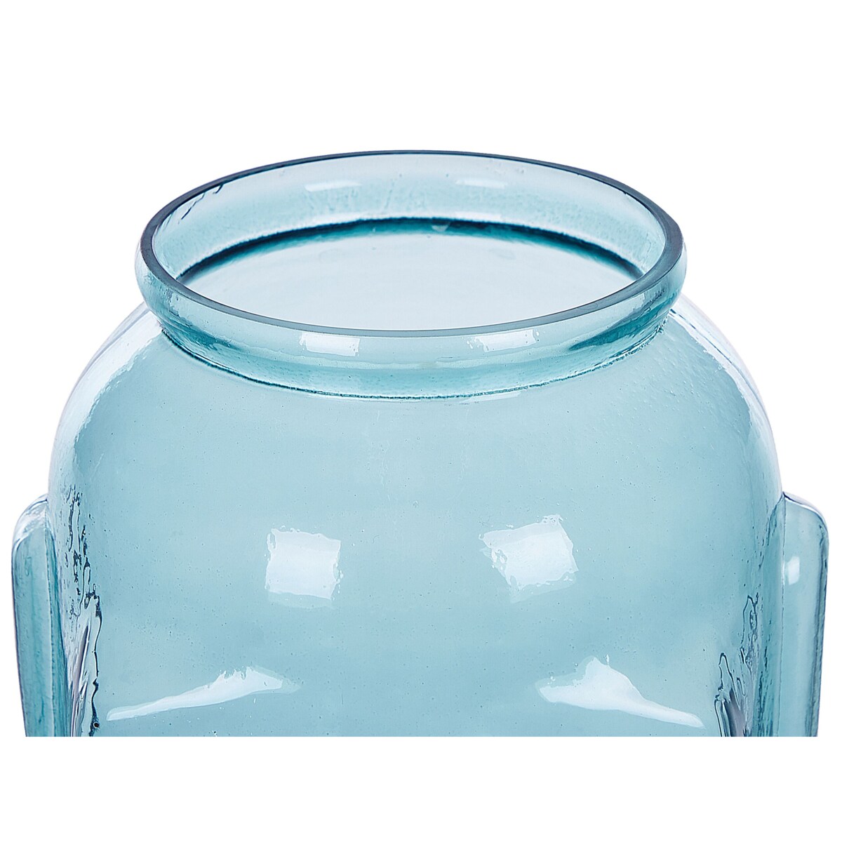 Wazon na kwiaty szklany niebieski SAMBAR