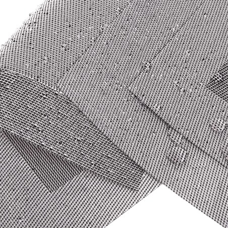 Srebrna Podkładka na Stół Blat pod Naczynia Talerze 35 x 35 latte Kwadratowa