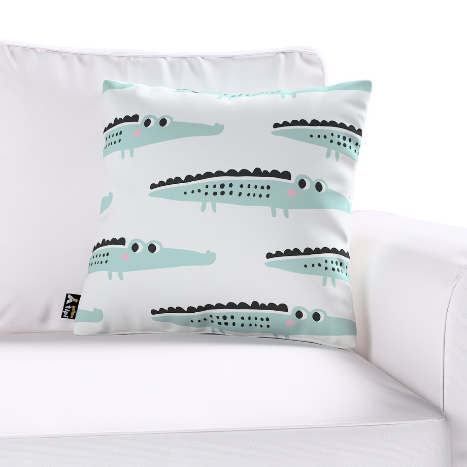 Poszewka Milly 43x43 ecru-zielony