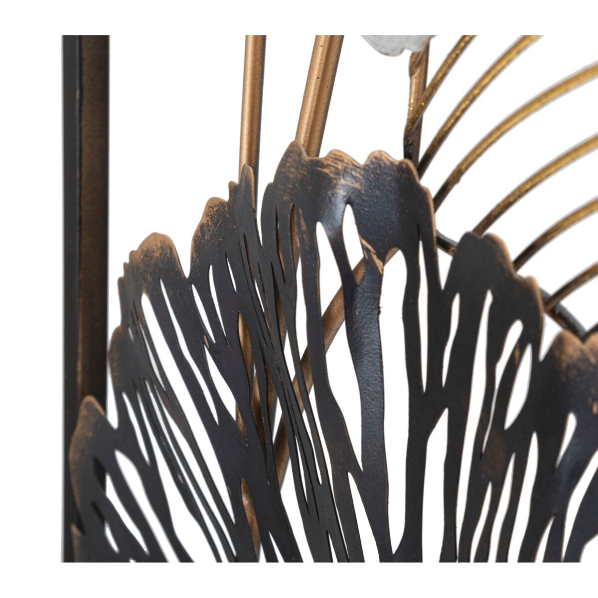 Panel ścienny metalowy ORY, czarny, 31x90 cm