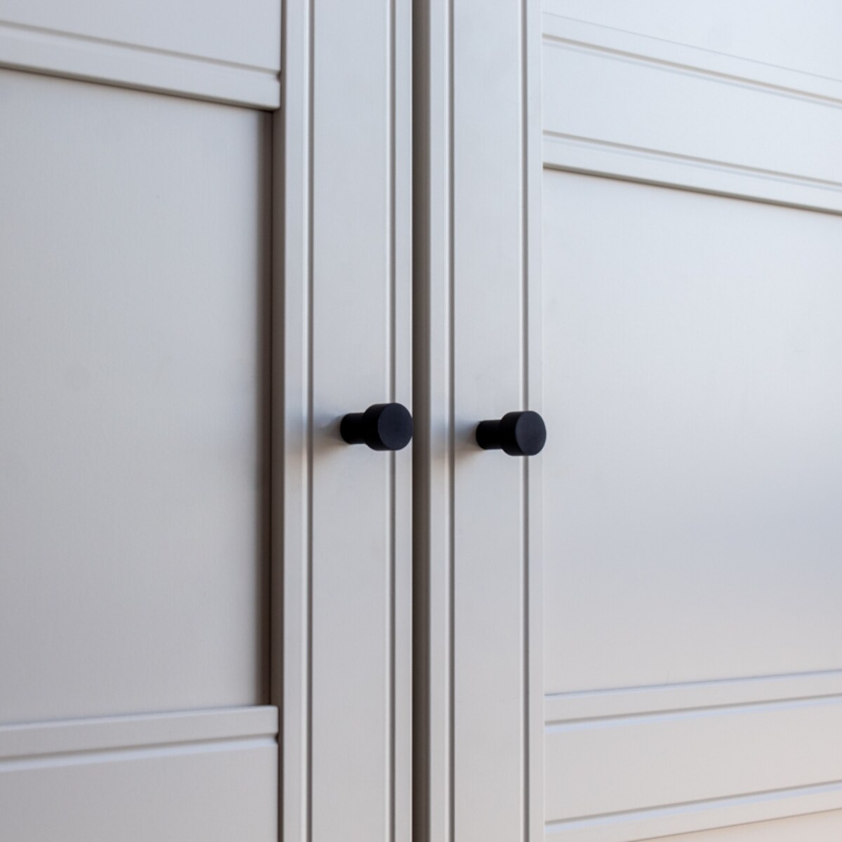 Gałka do mebli czarna uchwyt meblowy klasyczna loft do szafek szuflad