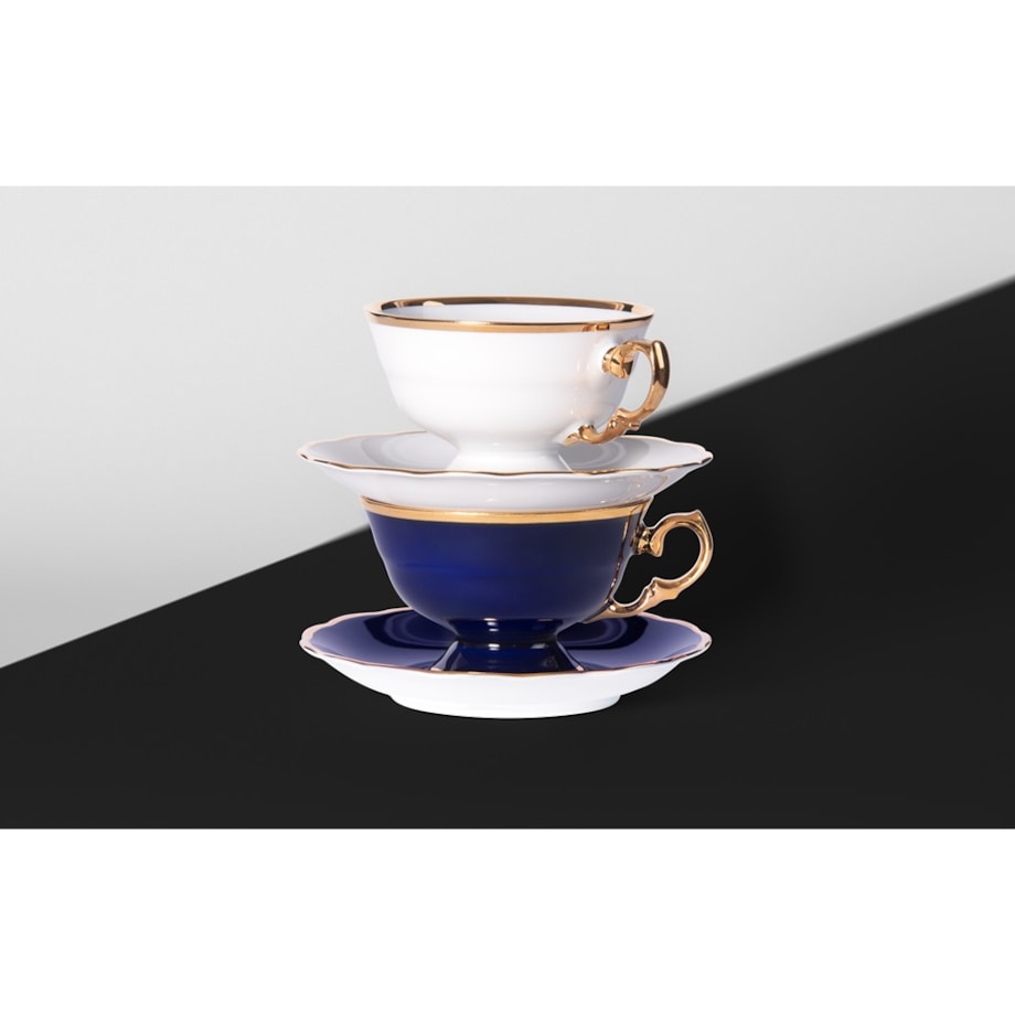 FIliżanka 180 ml ze spodkiem Alaska Noc 3619