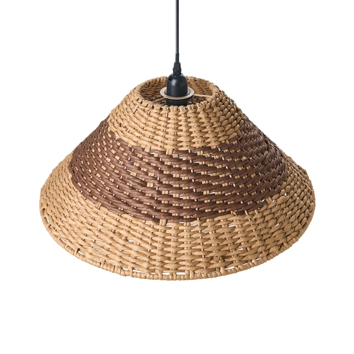 Lampa wisząca BANCAL Papierowa plecionka Naturalny