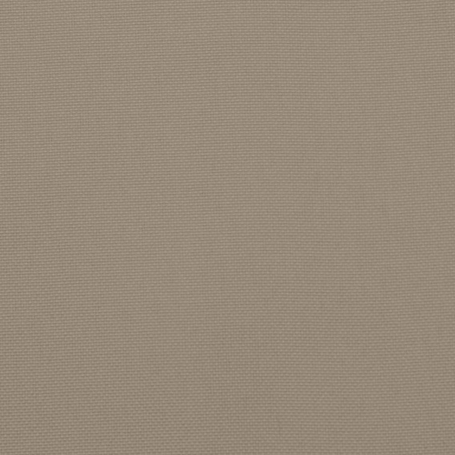 vidaXL Poduszka na ławkę ogrodową, taupe, 100x(50+50)x7 cm