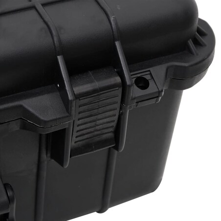 vidaXL Walizka lotnicza, czarna, 63x50x23 cm, PP