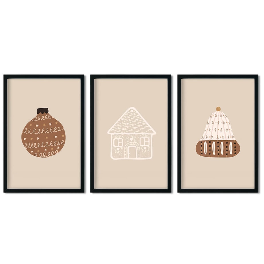 3 x plakat dla dzieci | święta 2 20x30