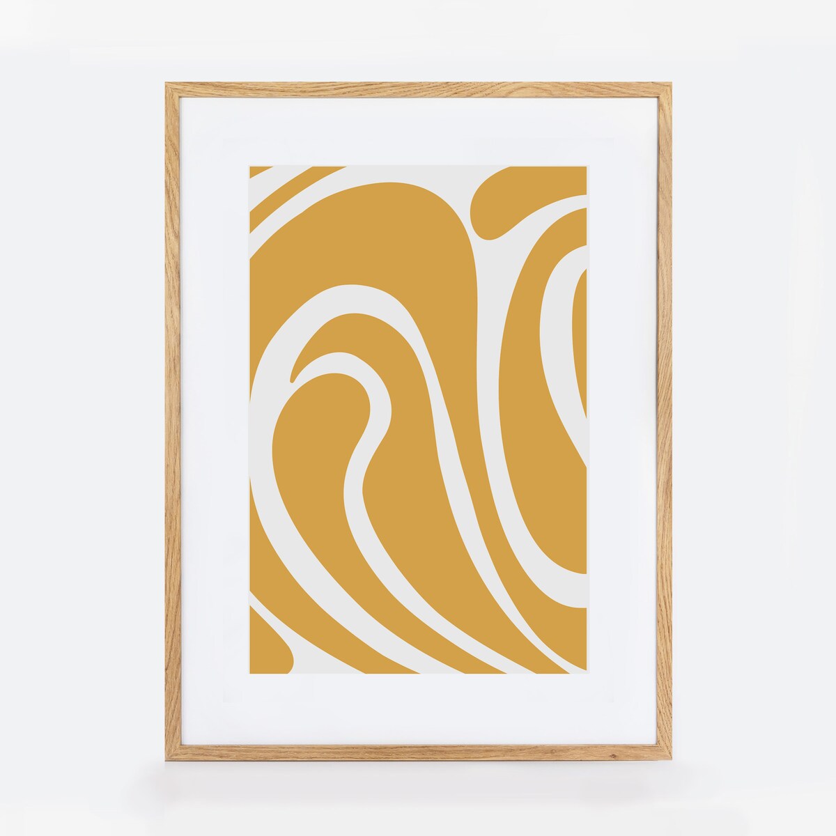 Ramka na zdjęcia 60x80 cm dębowa rama MDF z plexi do powieszenia pion poziom klasyczna prostokątna ramka FRAMAI®