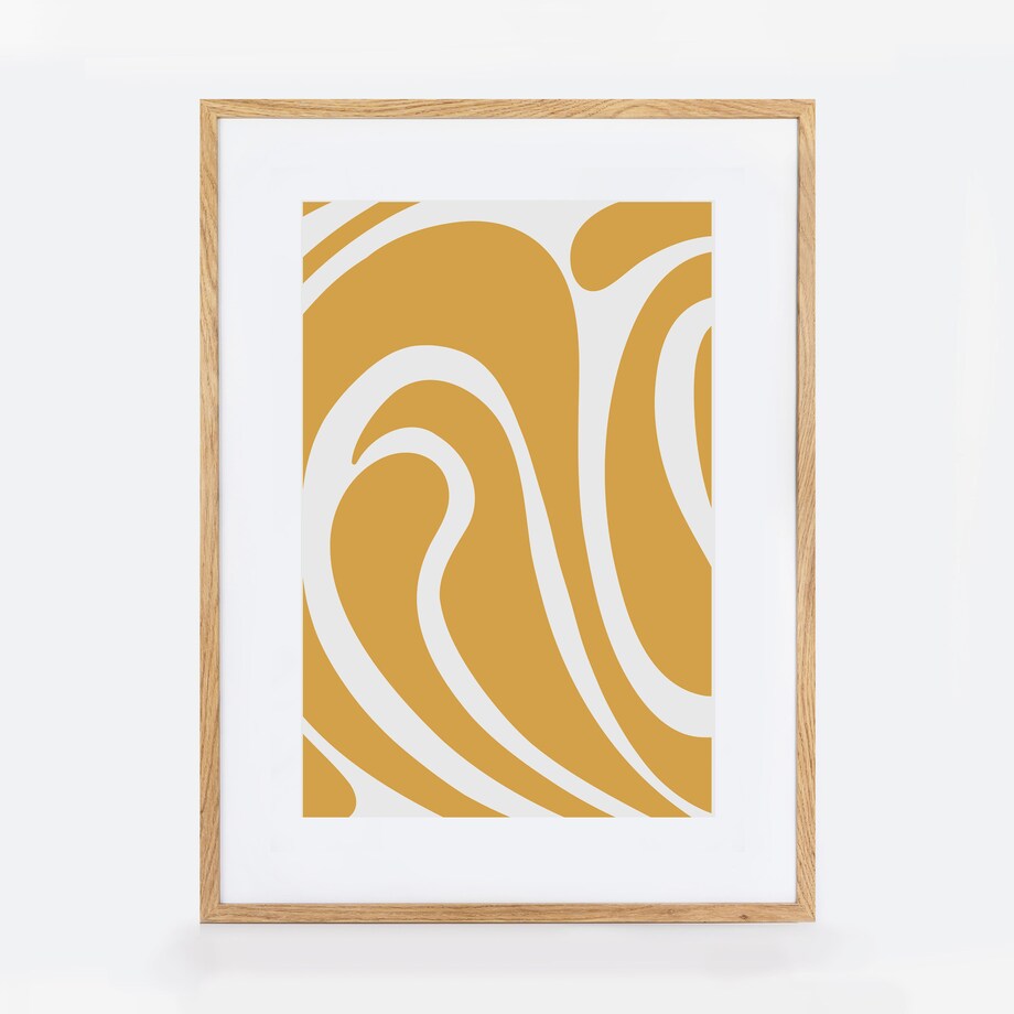 Ramka na zdjęcia 60x80 cm dębowa rama MDF z plexi do powieszenia pion poziom klasyczna prostokątna ramka FRAMAI®