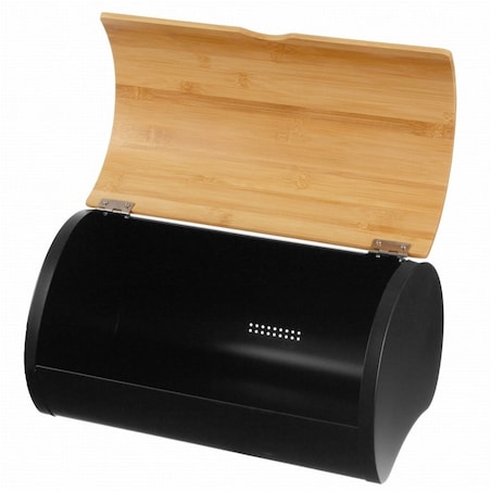 Brunbeste chlebak stalowy z pokrywą drewnianą BB2738