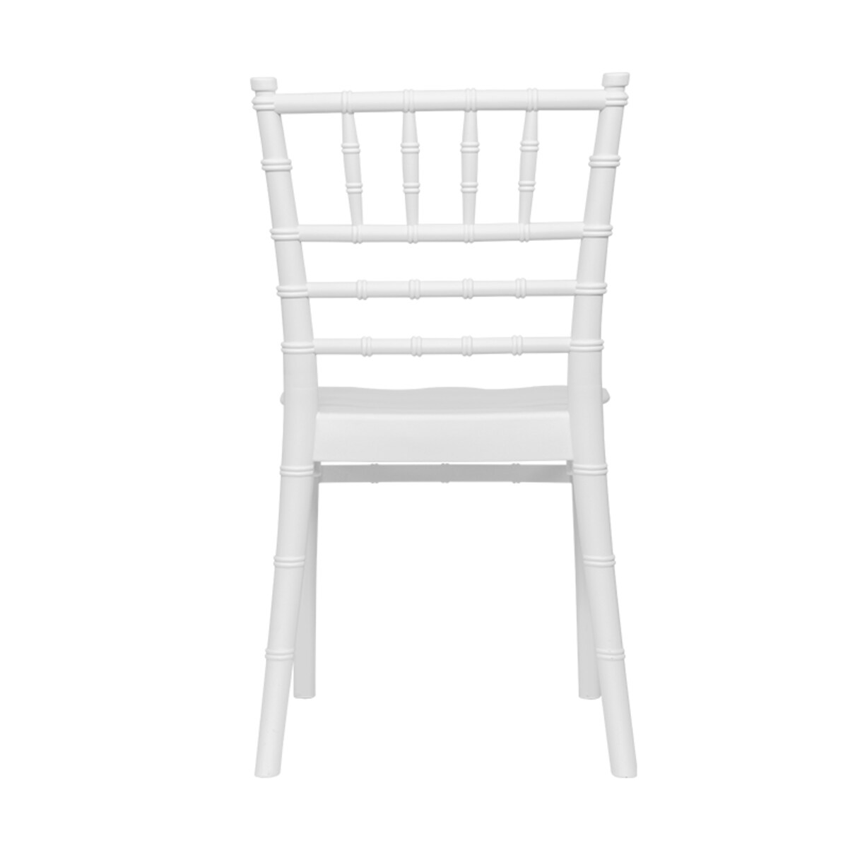 Krzesełko dla dzieci plastikowe z oparciem białe dziecięce