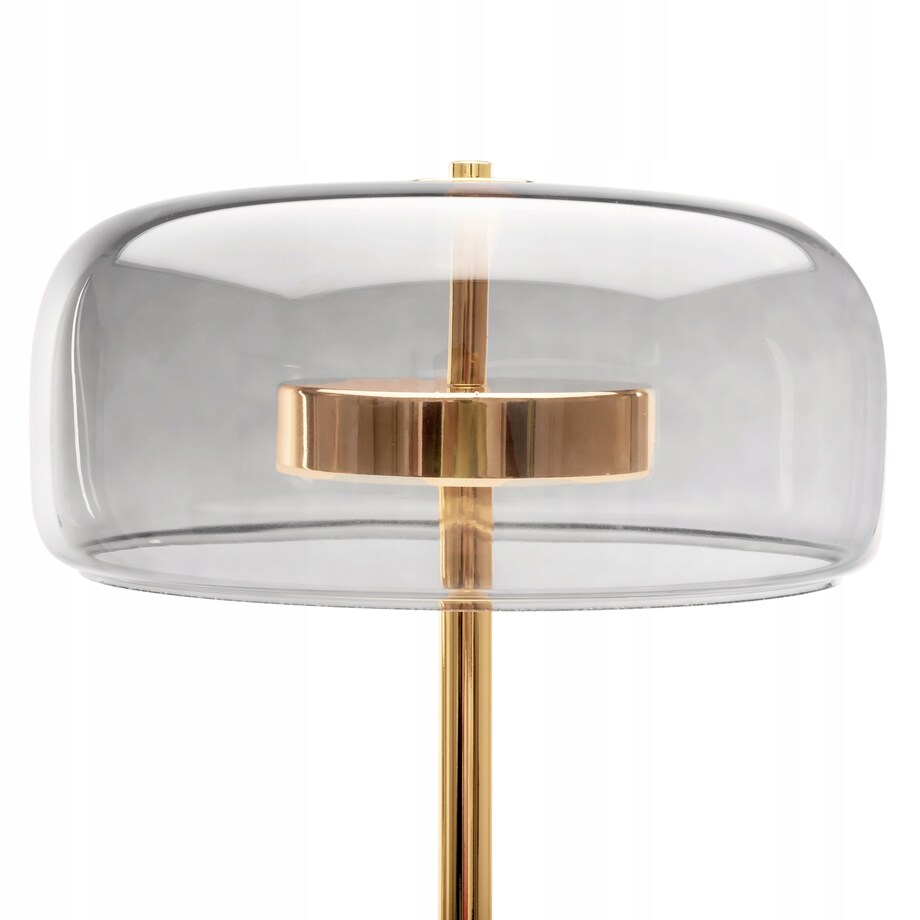 Lampa Podłogowa Stojąca Led Złota
