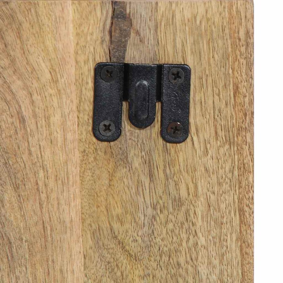 vidaXL Szafka nocna, 50x27x50 cm, surowe drewno mango