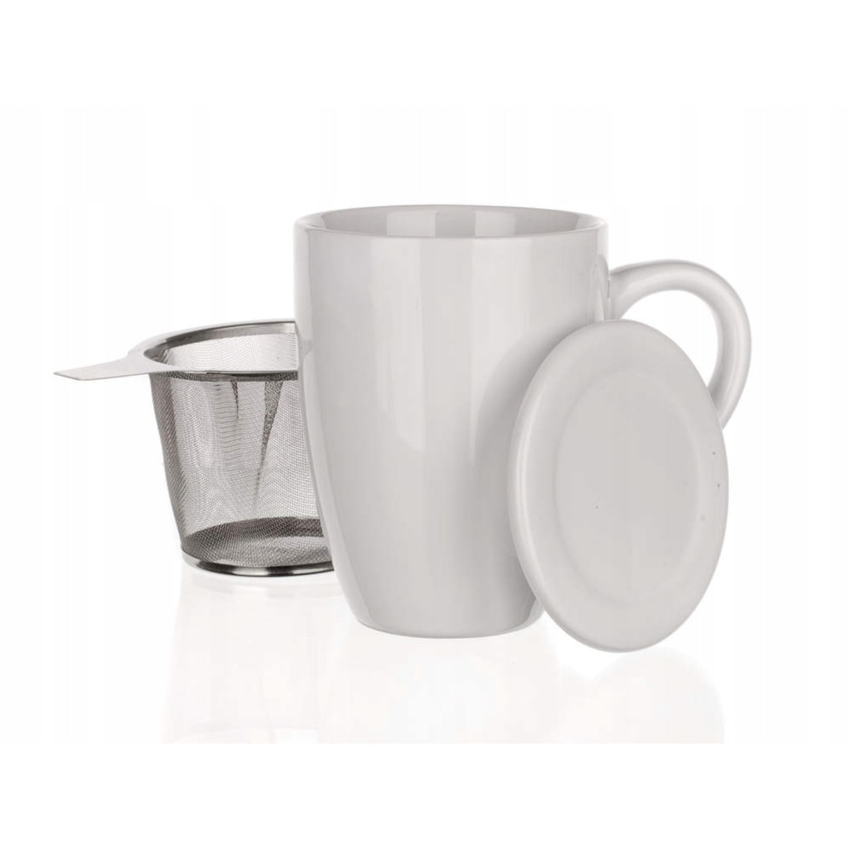 KUBEK ceramiczny Z SITKIEM zaparzacz 350ml NA HERBATE ZIOŁA napoje PREZENT