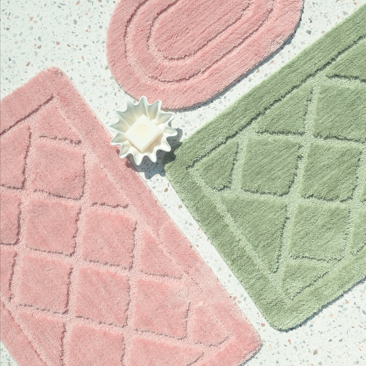 Dywanik łazienkowy Soft 60x100 cm e-floor e-floor zielony