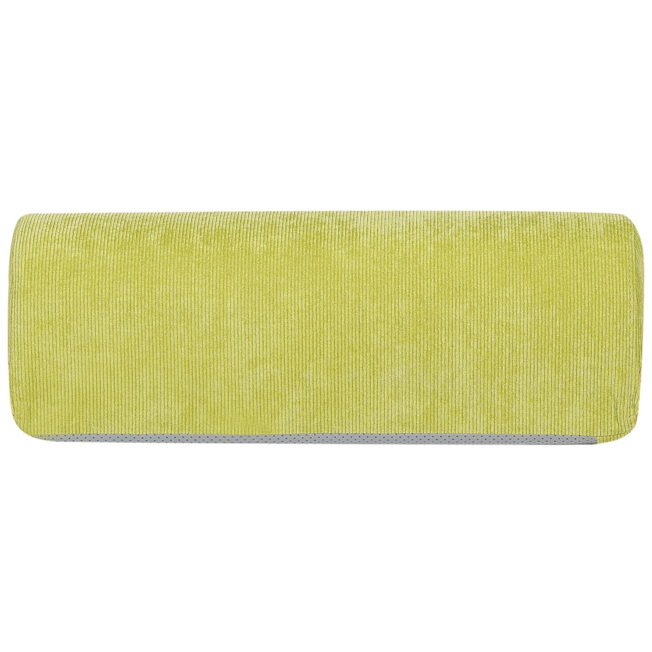 Sofa rozkładana jednoosobowa sztruksowa jasnozielona OLDEN