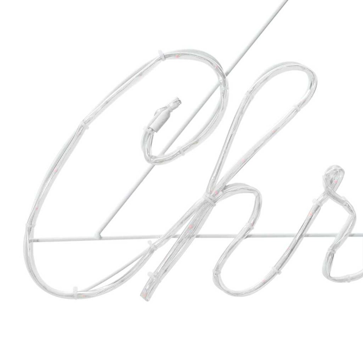 vidaXL Znak Świąteczny Czerwony 99 x 55 x 13 cm Żelazo