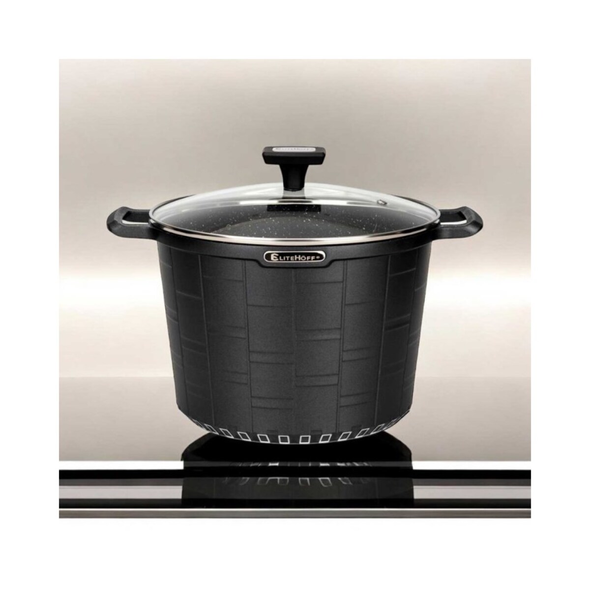 Elitehoff garnek z pokrywą 24cm 6,5 litrowy E7032