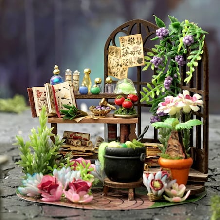 Miniaturowy domek - Magiczny ogródek