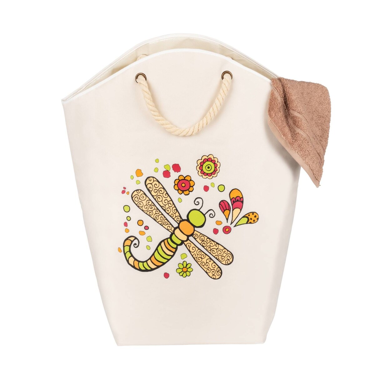 Mały kosz na pranie z uchwytami ze sznurka, 58 l, WENKO