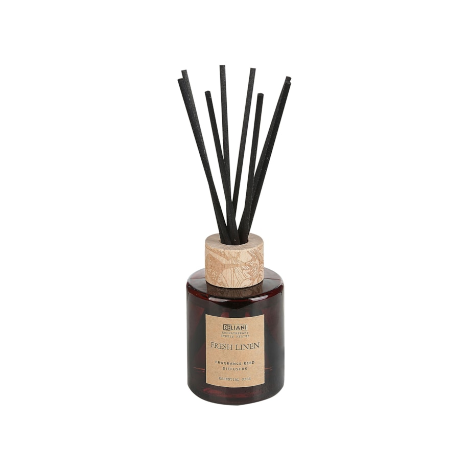 Zestaw zapachowy świeca sojowa i dyfuzor z patyczkami świeże pranie DARK ELEGANCE