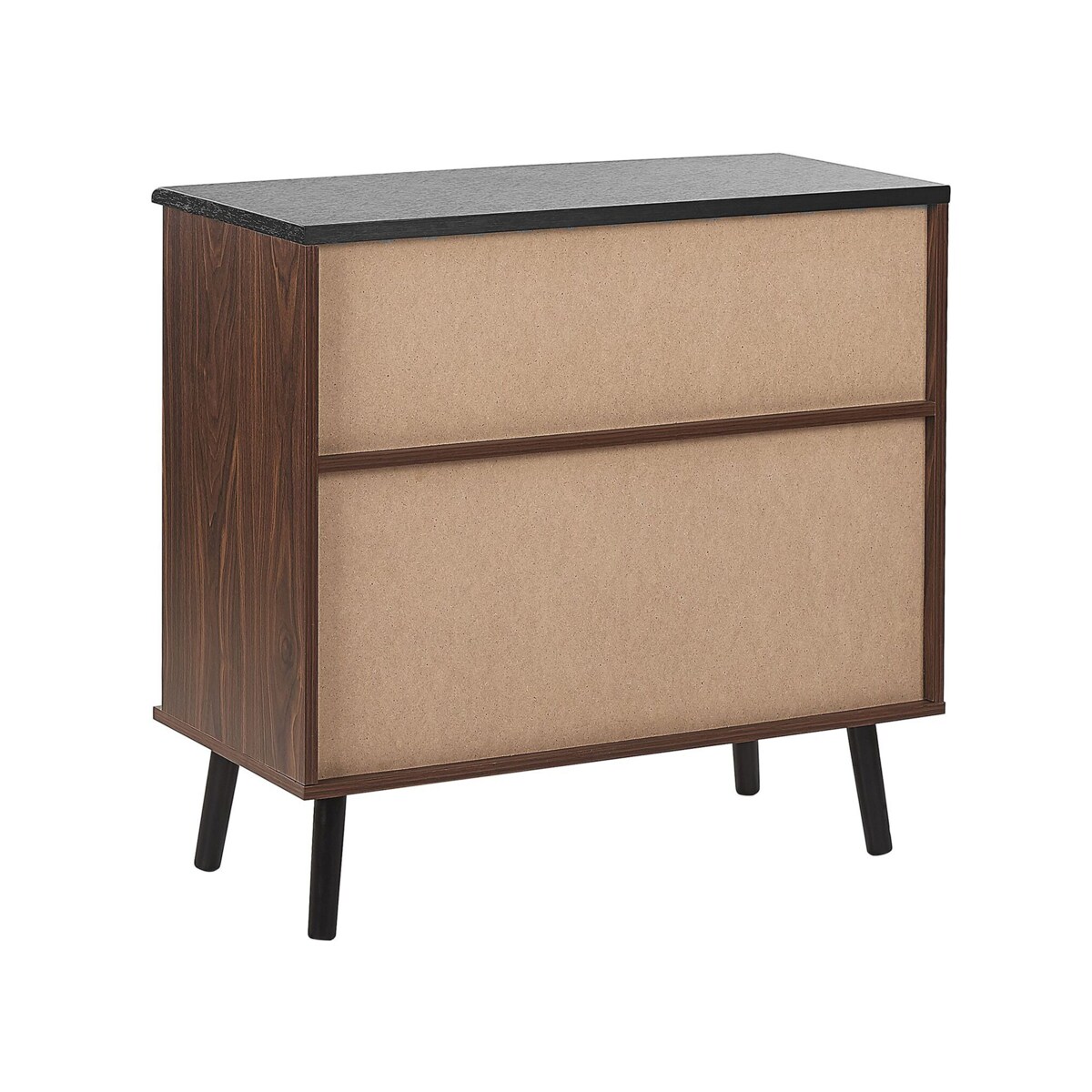 Szafka dwudrzwiowa ciemne drewno PERTH