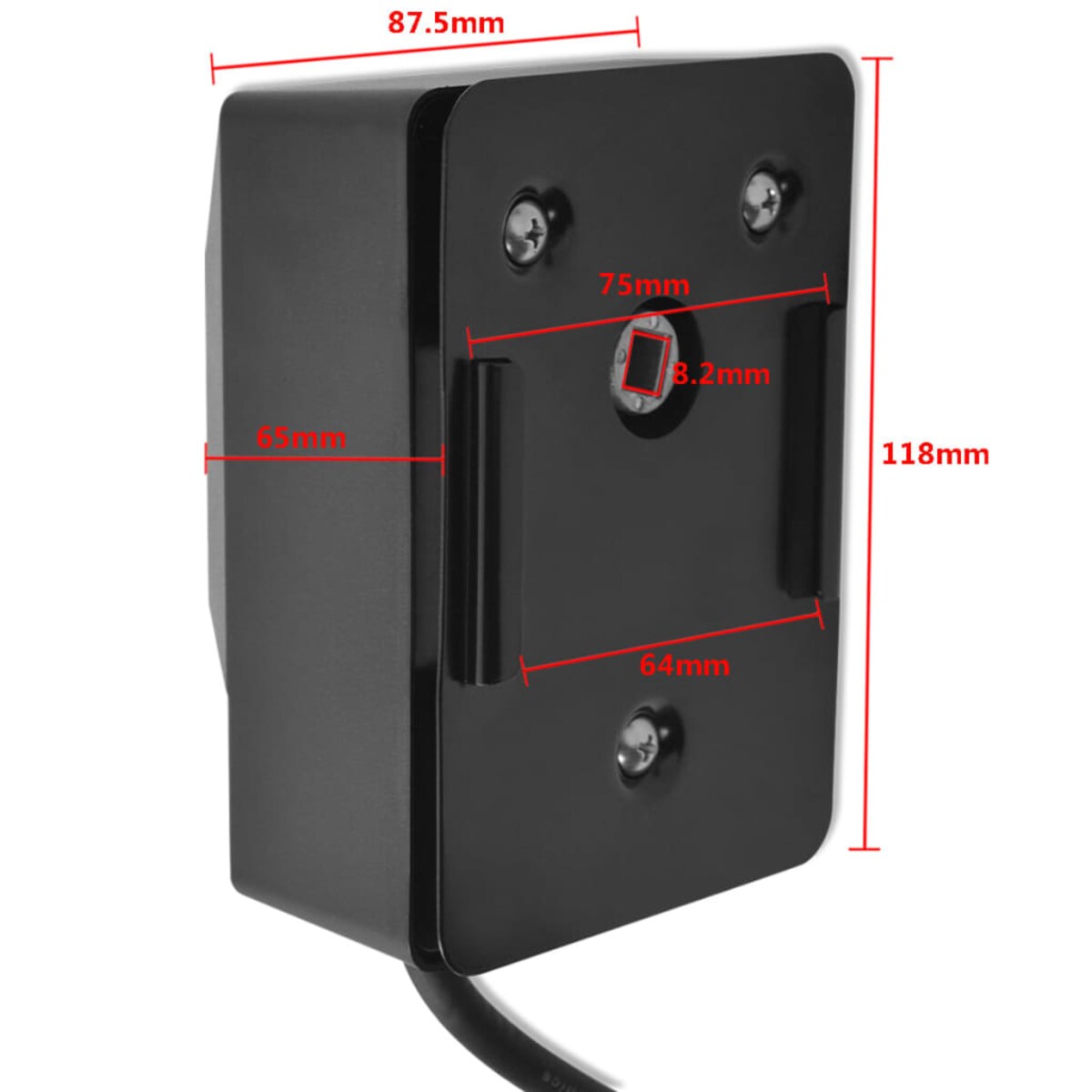 vidaXL Rożen do grilla z silnikiem 1200 mm, stalowy