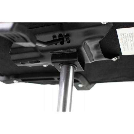 Krzesło obrotowe SMART biurowe czarne czerwone