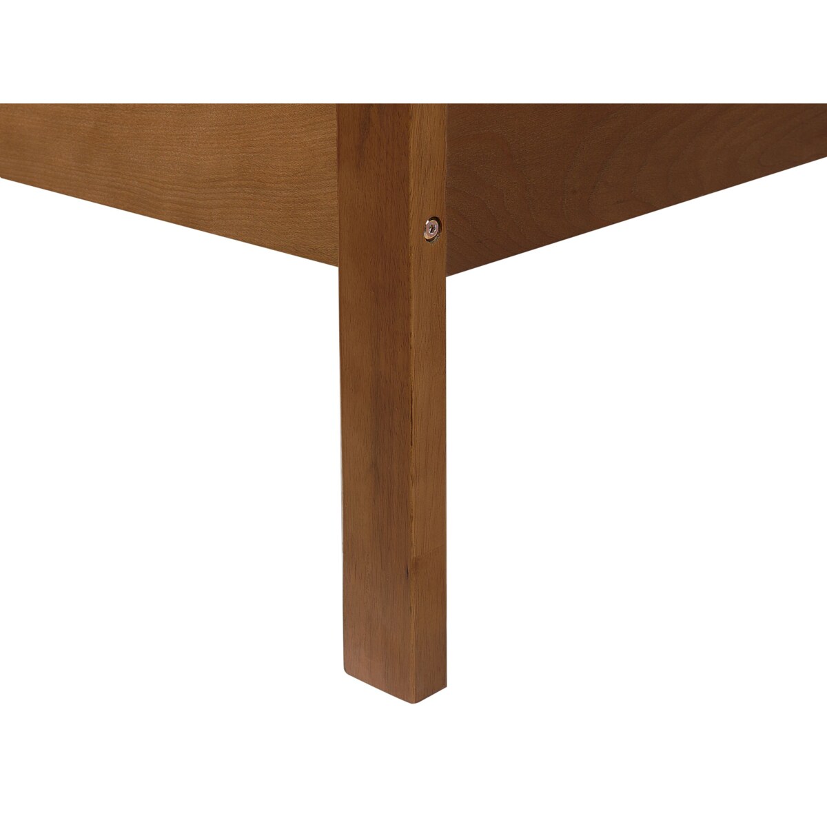 Łóżko LED drewniane 160 x 200 cm jasne BOISSET