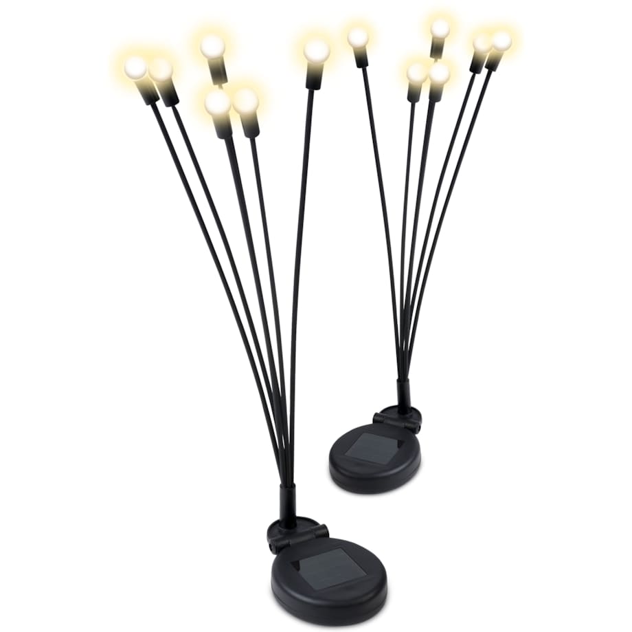 Lampki solarne do ogrodu świetliki czujnik zmierzchu Ilumen